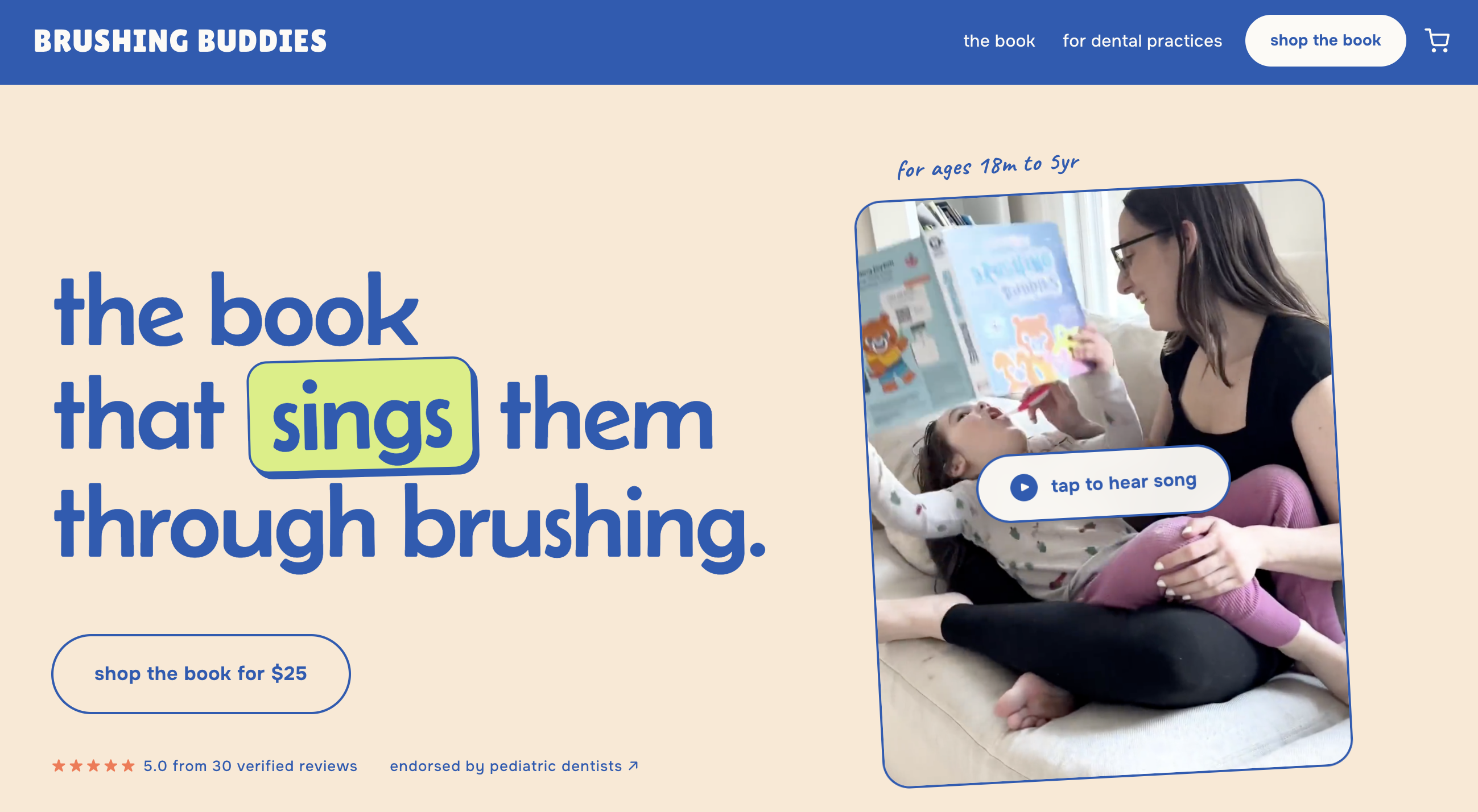 Brushing Buddies, a real website built with Claude